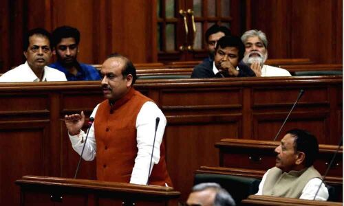 Delhi Assembly Leader of Opposition suspended for session