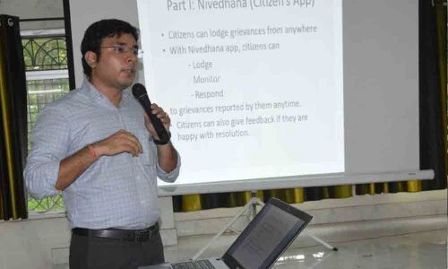 Awareness meet on Nivedana app held in Kothagudem