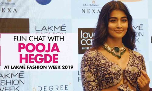 Pooja Hegde blows our mind as she strolls the runway for Jayanti Reddy at Lakme Fashion Week 2019