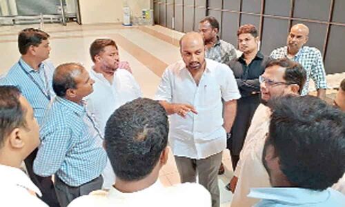 Telangana State Haj Committee chairman visits Haj terminal at RGI Airport