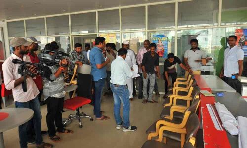 Assembly staff recover 20 chairs from Kodelas Automotives Showroom