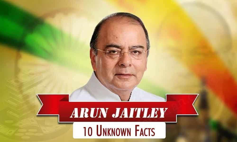 10 unknown facts about former finance minister Arun Jaitley that you did not know