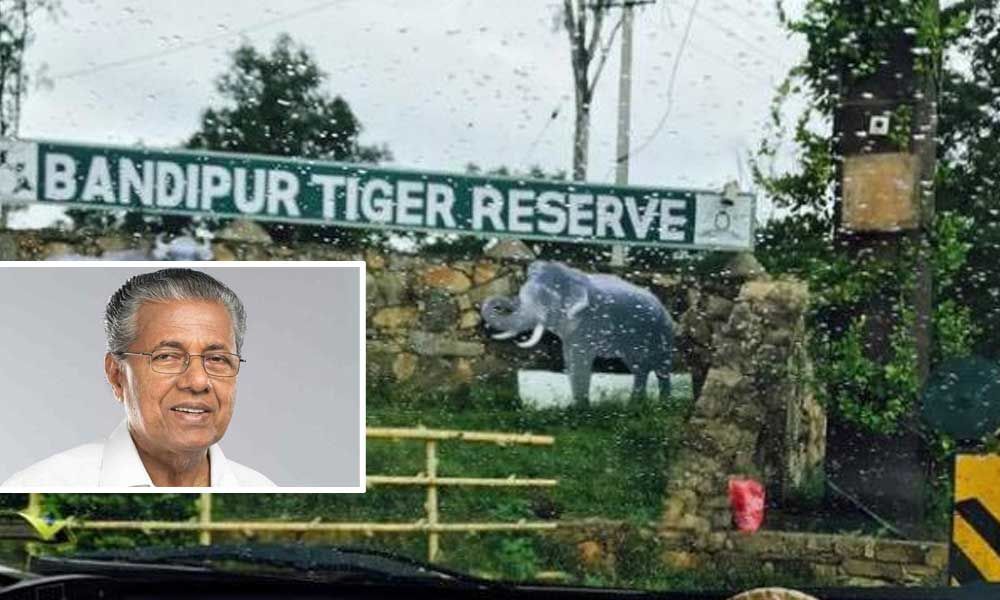 Kerala CM bats for elevated road through Bandipur tiger park