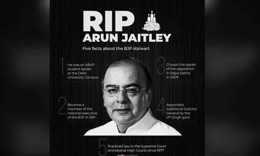 India Inc mourns Arun Jaitleys demise