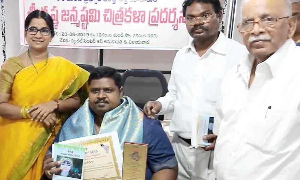 Ongole-based artist receive accolades