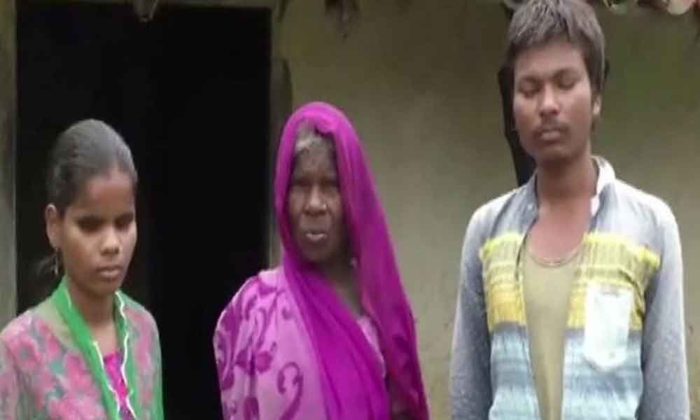 Chhattisgarh widow at govts mercy to tend self, two blind kids