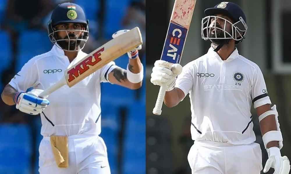 Ind vs WI 1st Test :Virat Kohli, Ajinkya Rahane put India in drivers seat against WI