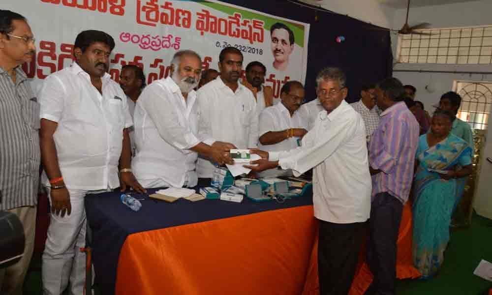 DDS Foundation distributes hearing aids in Ongole