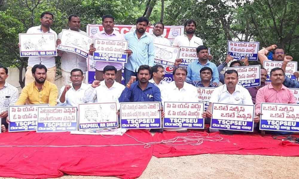 Scrap contributory pension system, demand employee unions