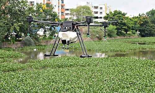 GHMC to use drones to kill mosquitoes and larvae in Hyderabad lakes