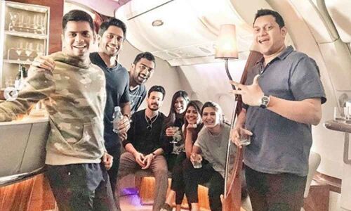 Samantha Jets off on a vacation with her Hubsie Chai, Akhil Akkineni and friends