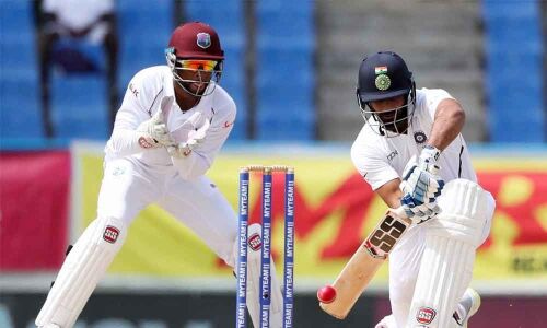 Vihari, Rahane gradually taking it away from Windies