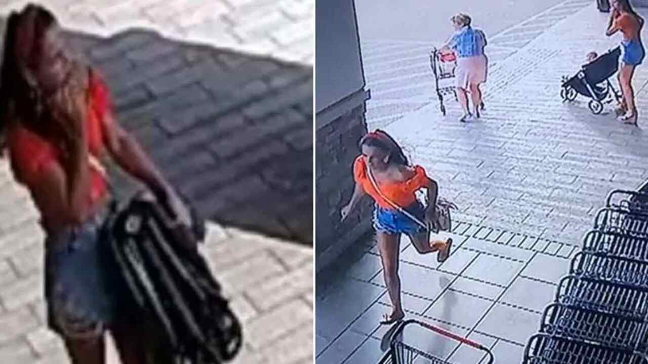 Watch: Woman steals stroller, forgets her baby in the store