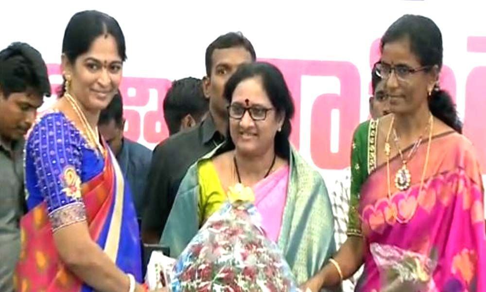 YCP leader Vasireddy Padma swear-in as AP Women Commission chairperson