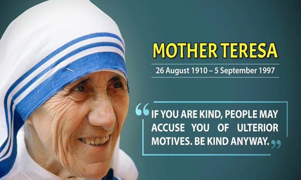 Mother Theresa: Symbol of Love, Care, and Passion remembered on her 109th Birth Anniversary