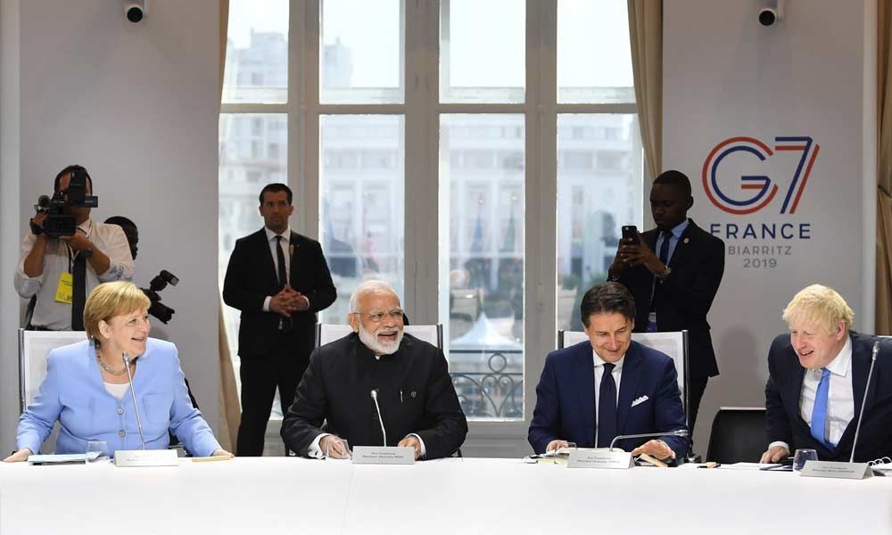 G7 Summit: PM Modi highlights Indias large scale efforts towards eliminating single-use plastic