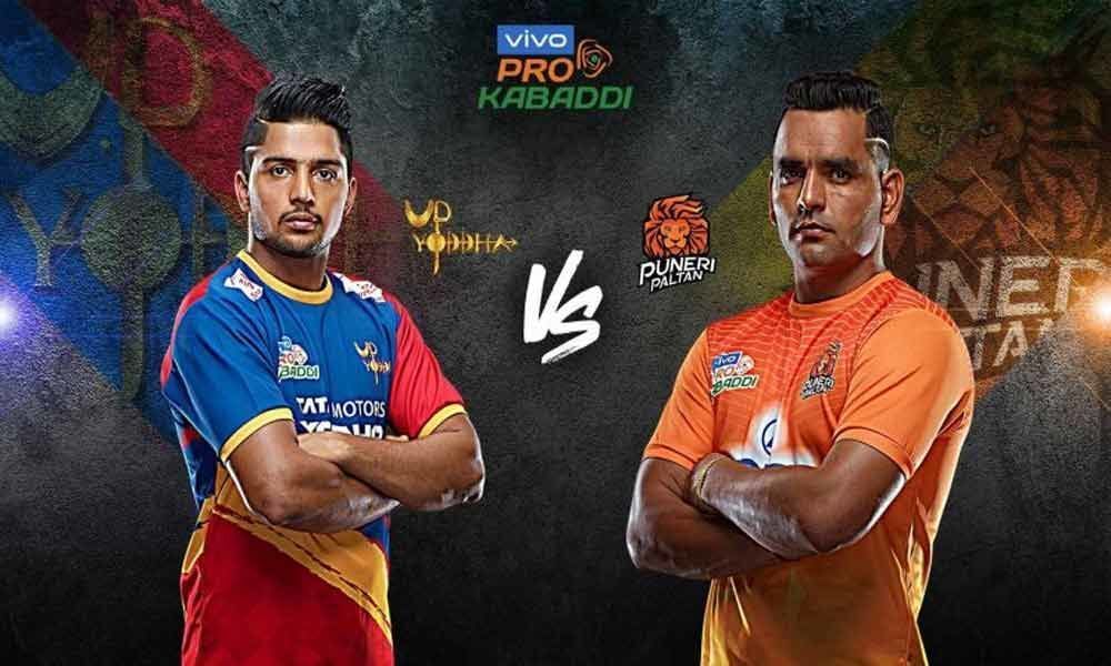 Pro Kabaddi 2019 Live score: UP Yoddha VS Puneri Paltan