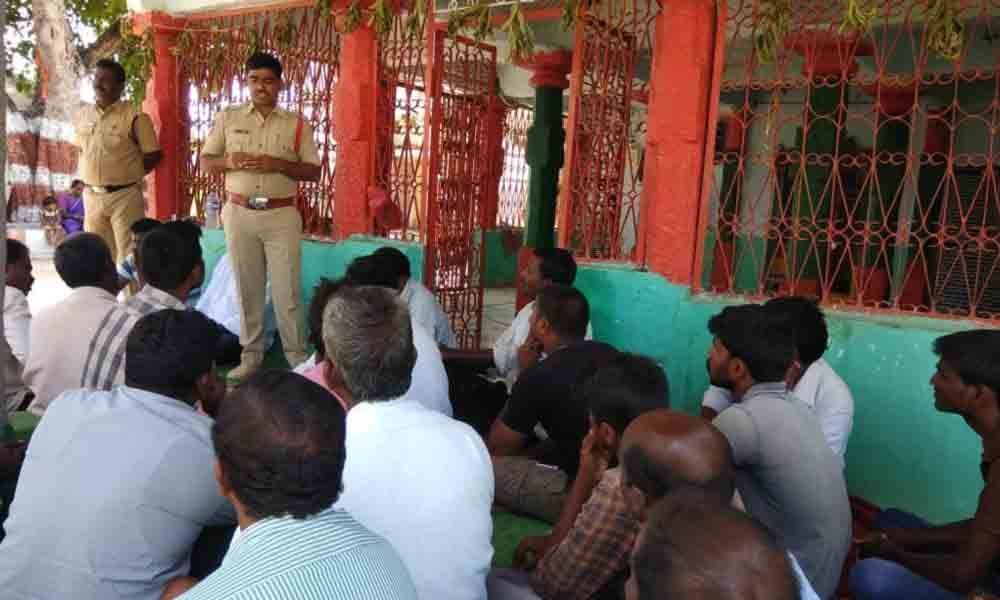 Cops hold meetings with youngsters ahead of Ganesh festival in Mahbubnagar