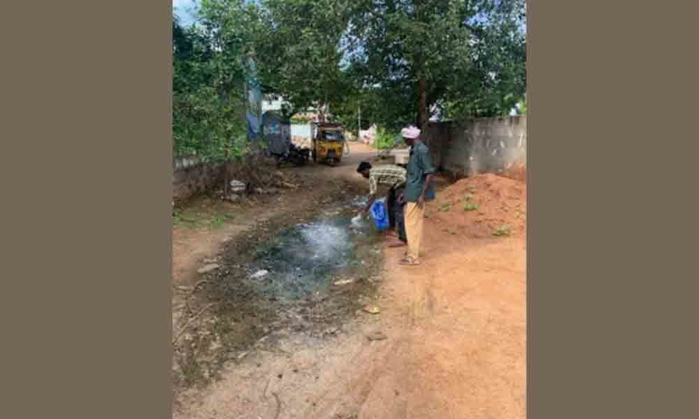 Vepalasingaram sanitises environs to contain vector breeding in Suryapet