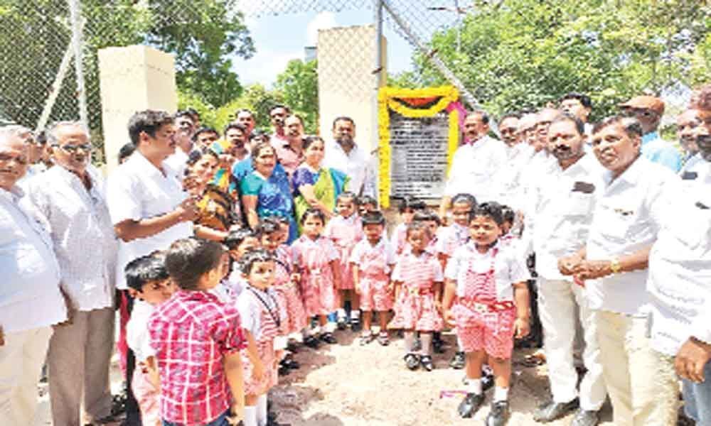 MLA Bethi Subhash Reddy re-launches park in VST Colony