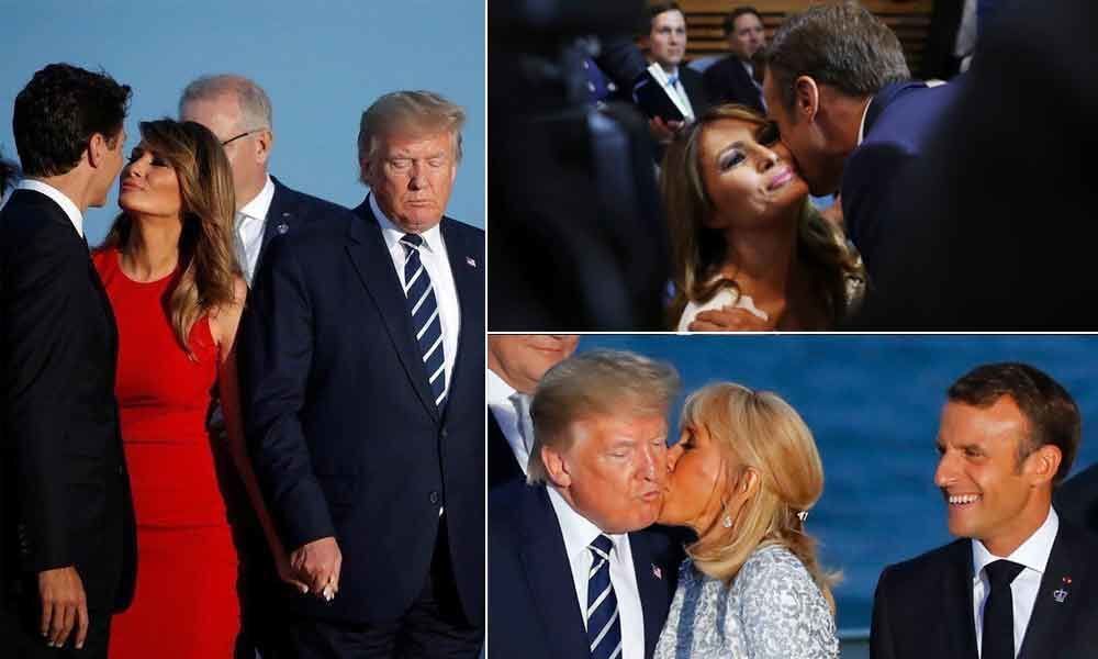 French kisses all the way : Justin and Melania air kiss at G7 summit like a Vogue ad
