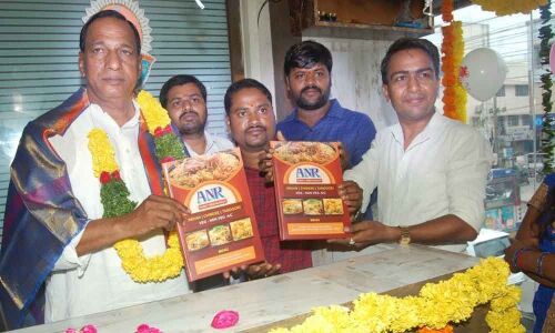 Minister C Malla Reddy inaugurates new restaurant