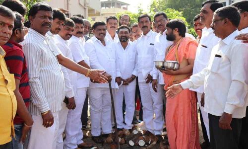MLA Gudem launches several development works