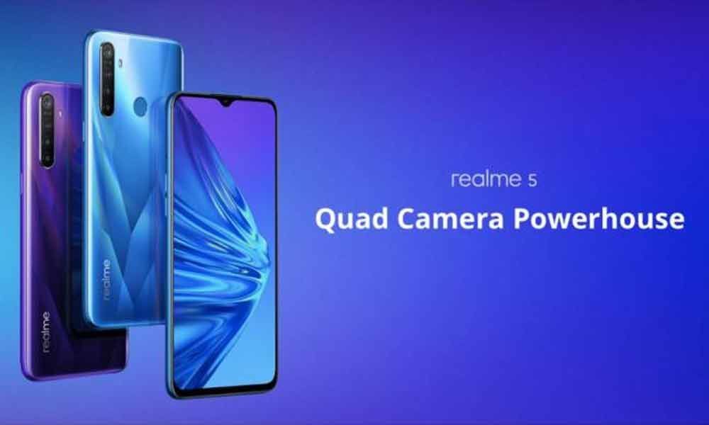 Realme 5 to Go on Sale Today at 12 PM: Know more