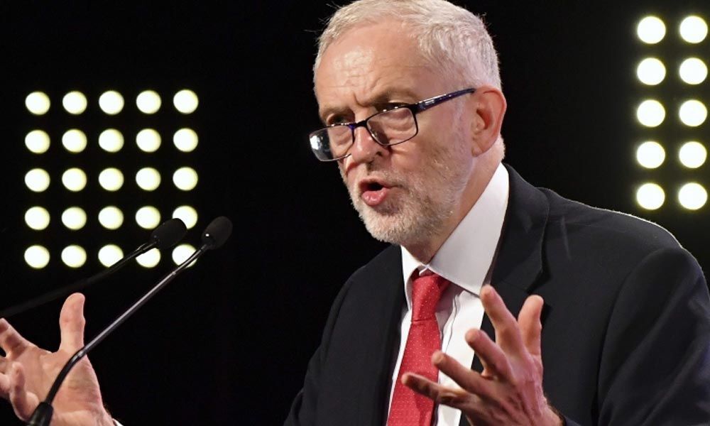 No-deal Brexit will leave UK at US mercy, says British opposition leader Jeremy Corbyn