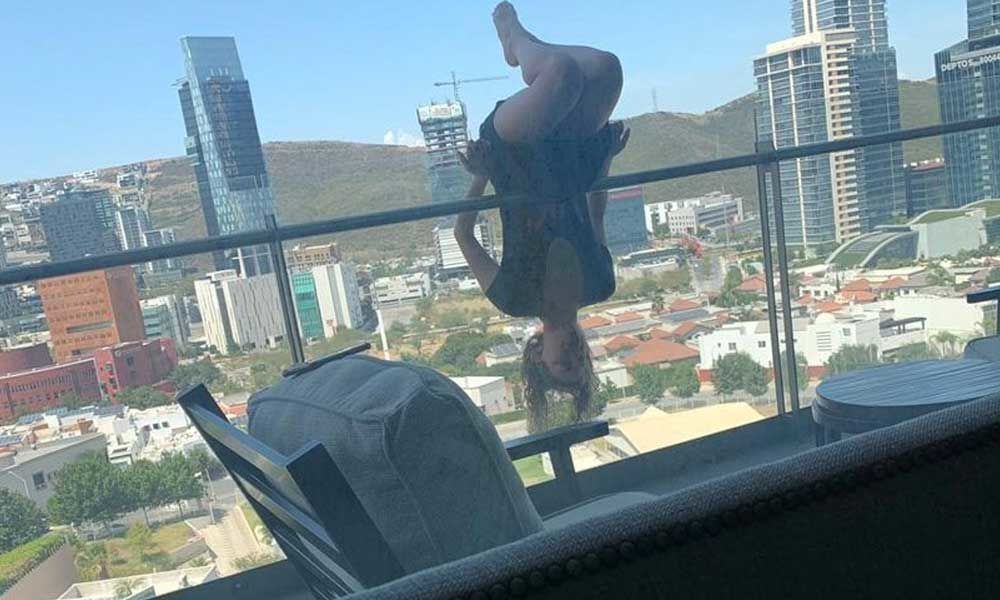23-year-old tries extreme yoga falls of balcony