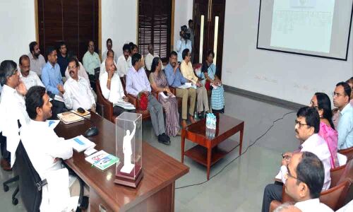 CM Jagan asks collectors, SPs to meet every week over coffee