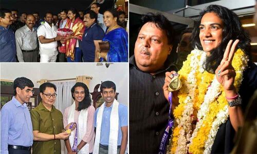 World champ Sindhu returns to heros welcome, says feeling yet to sink in