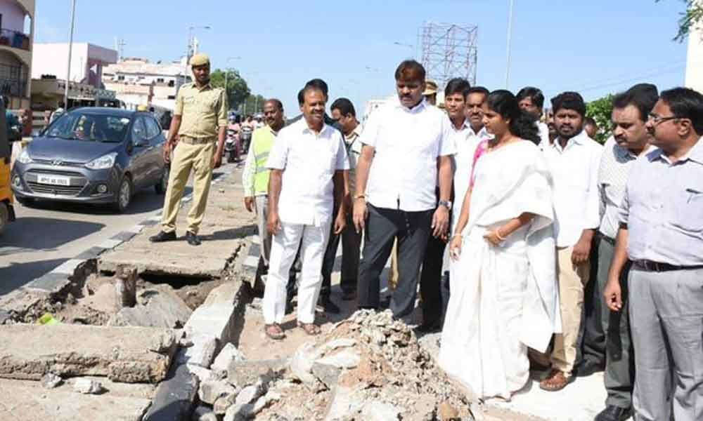 Mayor Bonthu Rammohan unhappy over slow pace of works