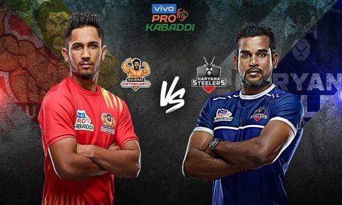 Pro Kabaddi 2019 Live score: Gujarat Fortunegiants vs Haryana Steelers