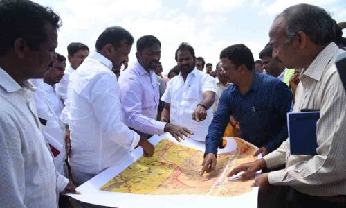 Preparations in full swing for Chief Ministers visit in Mahbubnagar