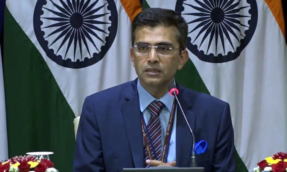 India condemns highly irresponsible statements by Pakistan PM Imran Khan on Jammu and Kashmir