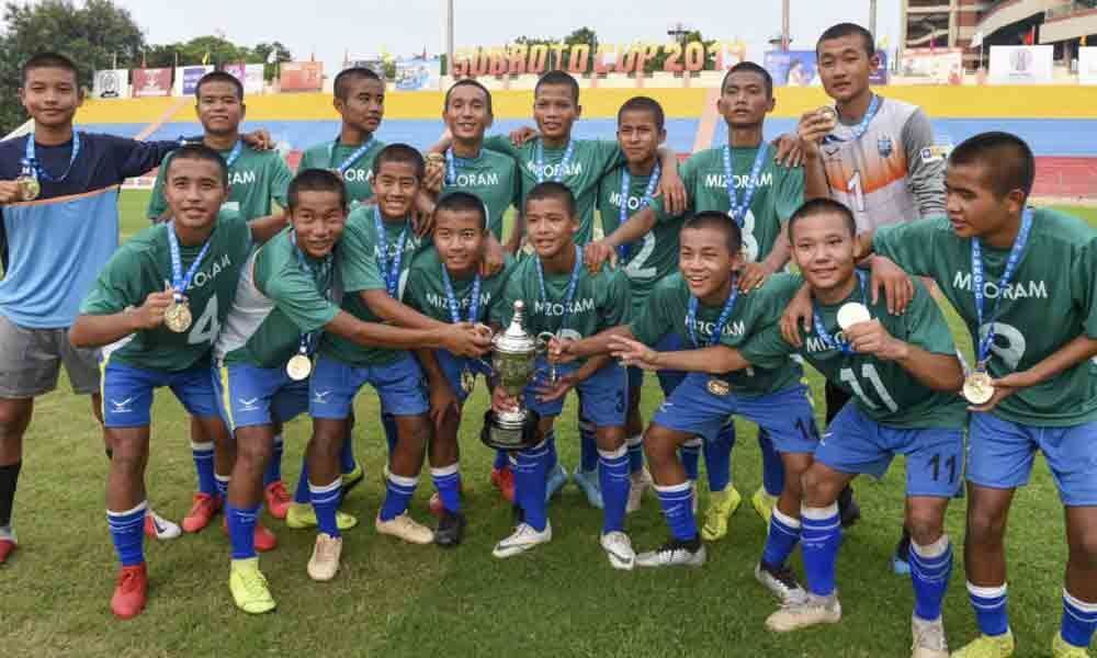 Mizoram school lift Under 14 boys title