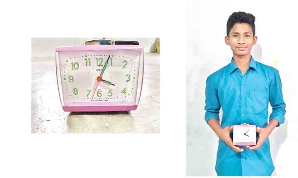 Hyderabad: Innovative alarm clock for deaf and dumb