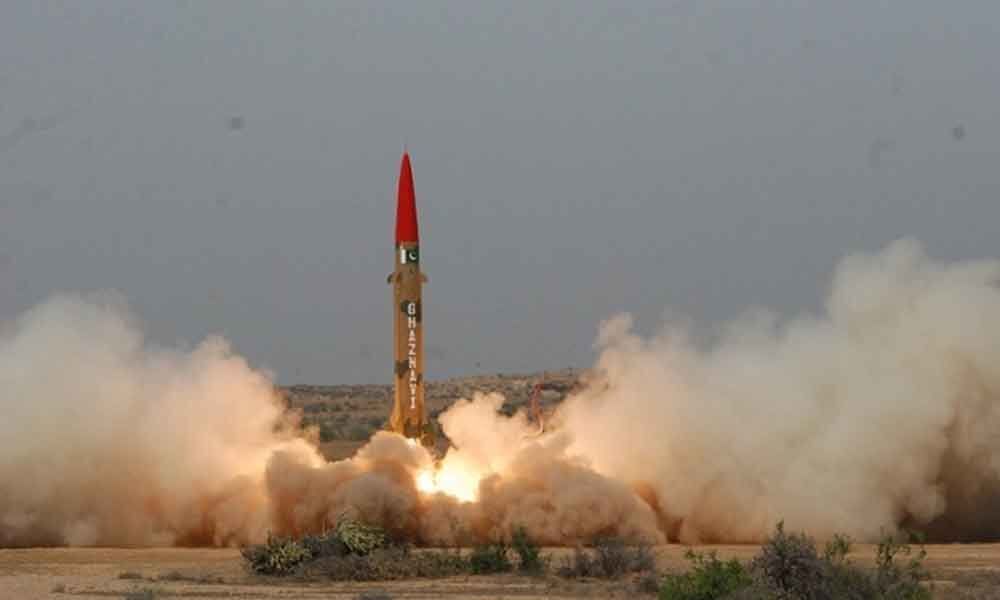Pakistan test-fires 290-km range missile