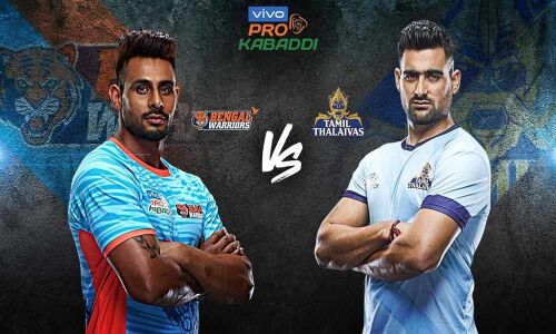 Pro Kabaddi League 2019 Live score: Bengal Warriors Vs Tamil Thalaivas