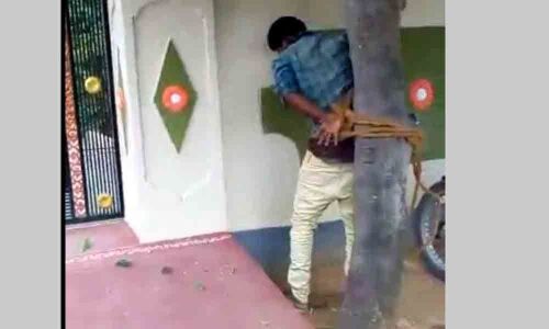 Eve teaser thrashed black and blue in Nalgonda