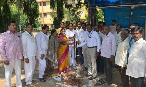 Foundation laid for Sulabh Complex at Kushaiguda