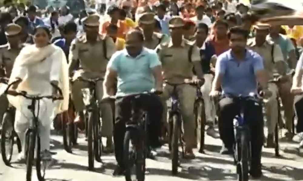 Fit India rally held in Vijayawada