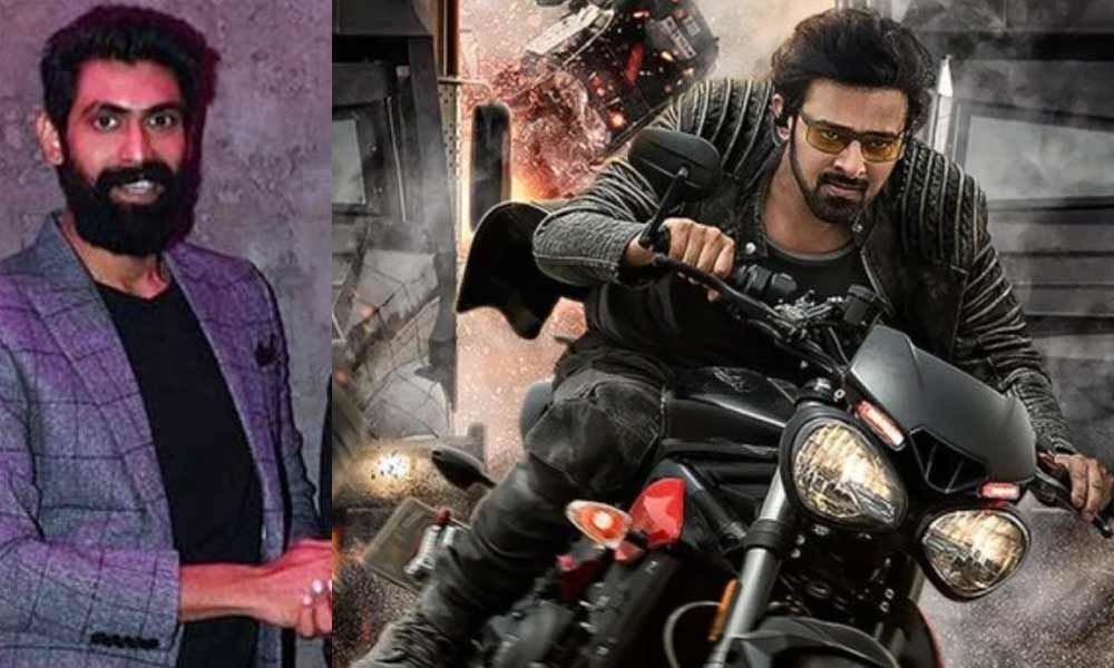 Saaho: Rana Daggubatis support to Prabhas is friendship goals