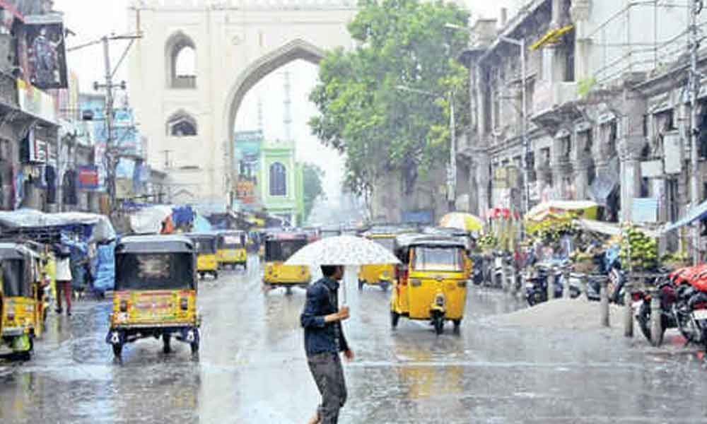 Parts of Hyderabad witness heavy rainfall