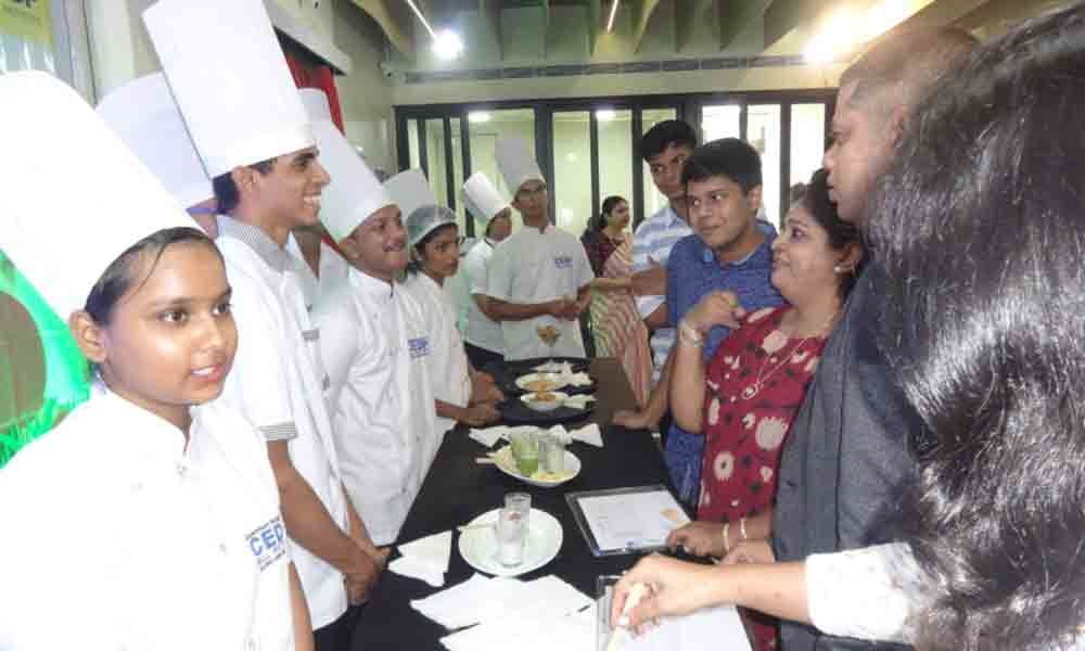 Hyderabad: Students don chef caps, exhibit culinary skills