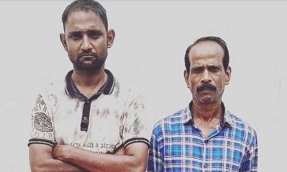 Two ganja peddlers arrested in hyderabad