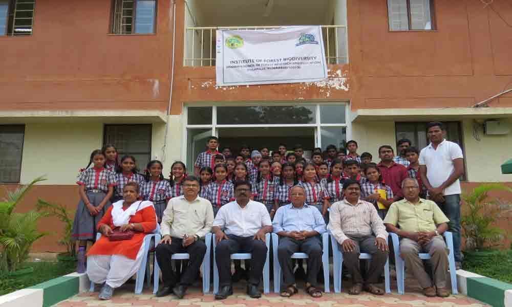 IFB scientists hold interactive session with 50 KV students