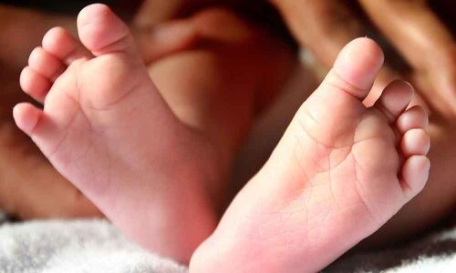 A mother abandoned newborn baby girl in Chirala