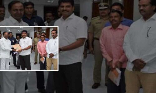 CM KCR praises PRO for his books on Telangana